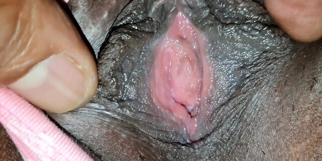 Wet Black Indian Pussy - Admiring Wet BLACK PUSSY in Naturally Stained Panties - CLOSEUP 3:13 Indian  Porno Videos