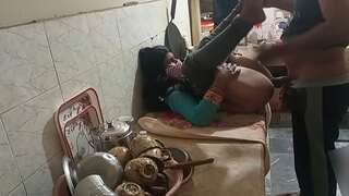 Desi Indian sista has stiff fuck-a-thon in kitchen Bhai ne bahan ki kitchen me jabardasti chudai ki Clear Hindi audio
