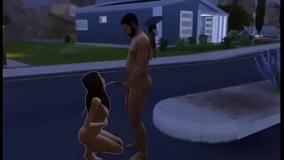 Cheating Husband Fucks Local Whore On The Street