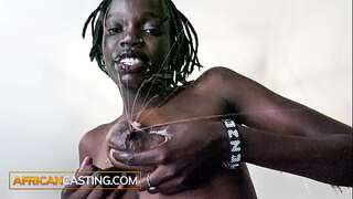 Black Lactating Amateur Puts Motherhood On Pause To Focus On Modeling Career!