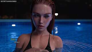 Hot Girl Seducing Him With Her Sexy Bikini - Summer Heat 05 By Naughty Fox Games