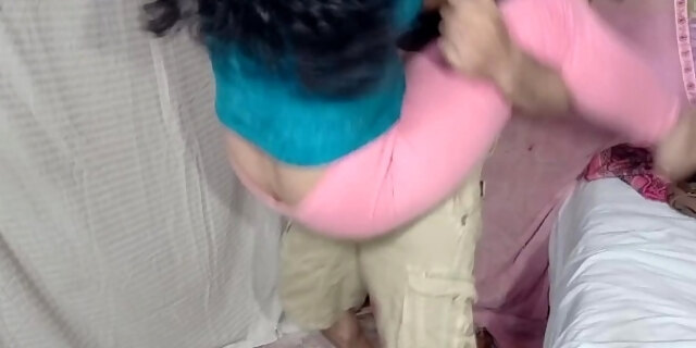 Long black hair step brother dance with desi step sista