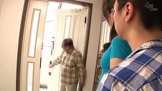 Asian family with ebony guy