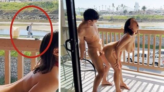 Fucking real Muslim poon in public outdoors. Real Arab tits
