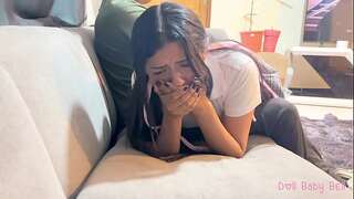 Spanking spoiled daughter for failing all subjects