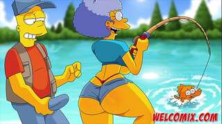 The best butt episodes from the Simptoons! Simpsons porn!