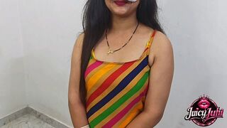 Desi horny mom gets hardcore nail by son-in-law and takes cum in her steaming cunt and talking dirty in hindi