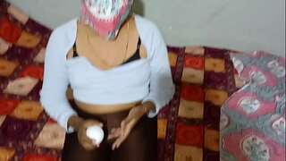 My stepsister is very horny and asks me to milk her and shag her pussy Indian Desi ultra-cute Bhabhi