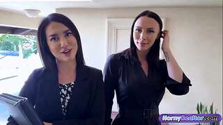 Gorgeous Real Estate Agents Isabel Love and Indica Marie Want to Take a Tour and Give a Free Estimate