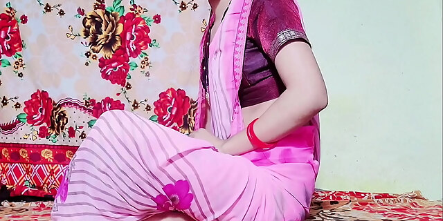 Desi dressed in a saree dressed your buddy nicely
