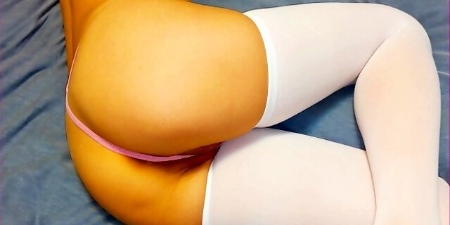 Best COCK TEASE and CUM ON PUSSY ever !! JAPANESE PANTYOHOSE