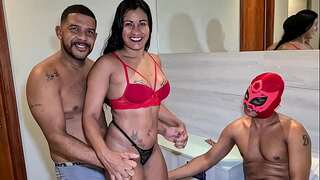Brazilian slut doing bunch of anal sex with black rods for Jr Doidera to film