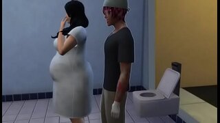 Karas predominance in polyclinic bathroom
