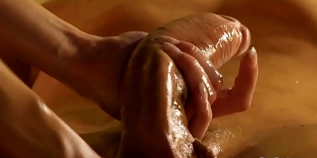 Massage For His Tired Huge Cock Making Deep Experience