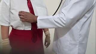 Indian doctor using schoolgirl in hospital