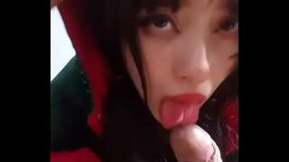 My daughter makes an effort to make me cum, when my wifey heads out to the store my stepdaughter sucks me, this girl sucks my fuckpole very well in her casting