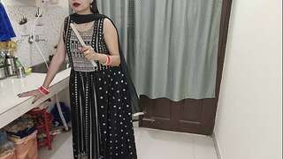 A handsome newly married wifey was horny and fucked by her stepbrother Full Hindi Audio