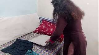 Bhabhi and step brother-in-law secretly have anal sex, Bhābī jījā dā kukaṛa laiṇa la'ī ghōṛī baṇa jāndī hai