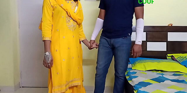 In the ritual of turmeric, the bride's pal was and fucked