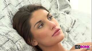 Stunning stunner August gets fuckedd