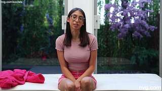 Nerdy gamer damsel is an ORGASM MACHINE