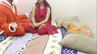 New yr 2026 greatest porno video with Dirty Talk in hindi roleplay saarabhabhi hot and fantastic get super-naughty with santa