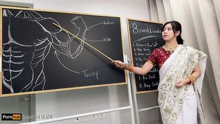 Indian Desi Fitness Trainer instruct Hardcore Sexual Exercises
