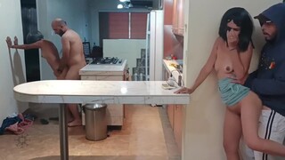 I witness my step-sister fucking my fucking boyfriend and I end up fucking my stepbrother.