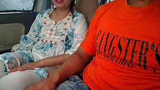 Cute Desi Indian Beautiful Saara Bhabhi Gets Fucked with Huge Dick in truck outdoor risky