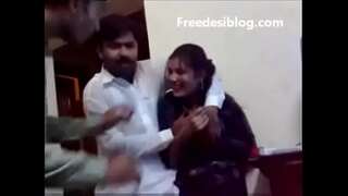 Pakistani Desi girl and boy love in hostel room