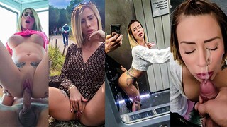 Littleangel84 - My hardcore vlog in Cannes! Exhibs and public fucks!