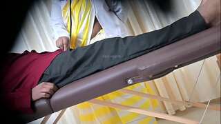 Lucky guy got hand job from physician