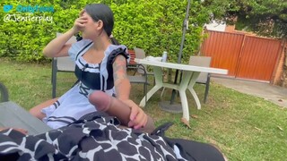 La housekeeper wants to eat the boss's cock - jeniferplay xxx porn