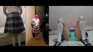 Fucking with a first-time Mexican student for 25 d&oacute;lars, a college girl from a technical in Sinaloa