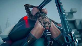 2B receives vaginal maintenance by an Android | Nier: Automata