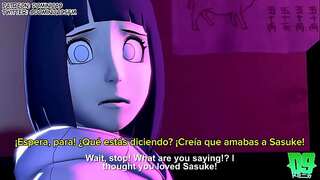 Hinata and Sakura in an orgy