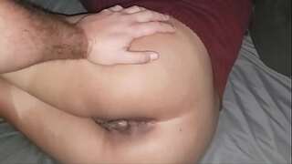 Big booty college girl heads out for party and her stepfather visits her during the night