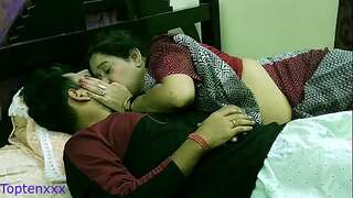 Indian Bengali Milf stepmom teaching her stepson how to hook-up with girlfriend!! With clear filthy audio