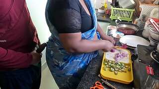 Flashing and milking infront of Tamil maid Kanika