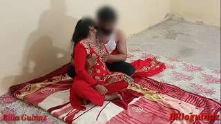Indian freshly married wife Ass fucked by her bf very first time assfuck sex in clear hindi audio