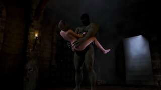 Slim timid Ashley Graham screwed and corrupted by monster with huge chisel
