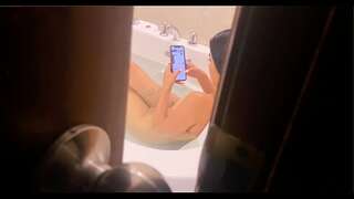 SPYING ON MY NAKED SISTER IN A BATHTUB AND REALIZES (Happy Ending)