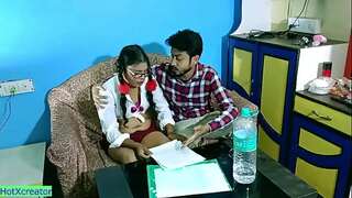 Indian teenie student red-hot sex with teacher for pass mark!! Clear hindi audio