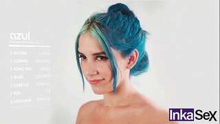 Azul, my virtual assistant, shy, seductive and addicted to sex. Min Galilea