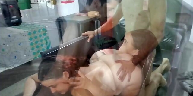 2 parte follo en mi casa y me trago su leche