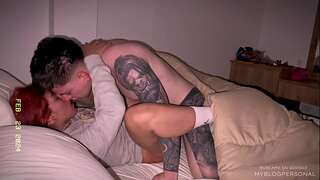 Making love with my girlfriend in the middle of the night for the very first time - HOMEMADE SEX