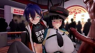 Zenless Zone Zero MMD - Booty Bounce Bitches