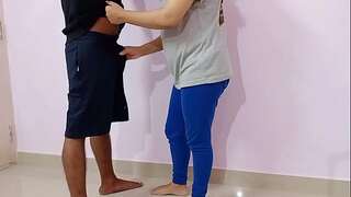 Desi XXX Nepali Indian bhabhi up daver and sex with him until creampie Clear Hindi Voice