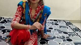 Desi stepmom giving blowjob to young stud gonzo with Hindi audio, filthy talk, saarabhabhi6
