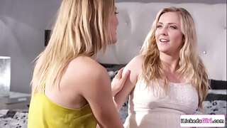 Lesbian milf plumbing her best pals pregnant daughter-in-law